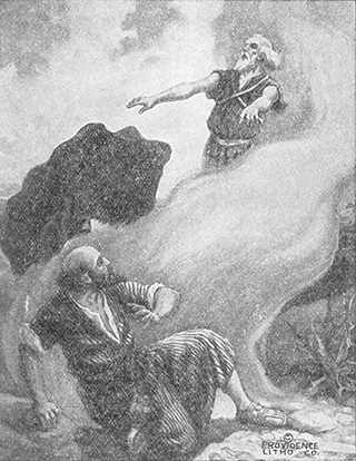 Elisha Going to Heaven in a Whilwind
