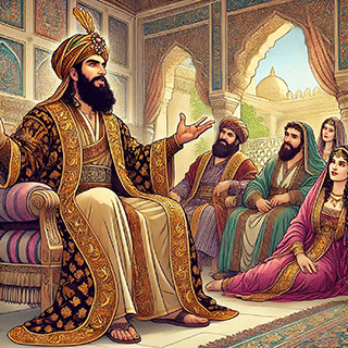 Haman Telling of his Glory