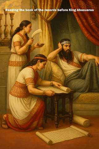 Reading the Book of the Records Before King