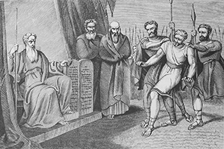 Blasphemer Brought to Moses