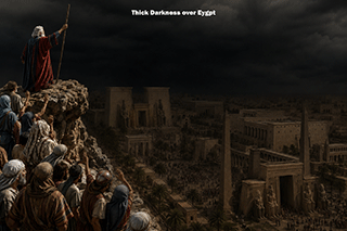 Thick darkness fell on Egypt