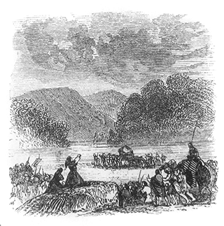 The People Passed Over Against Jericho