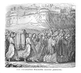 Israelites Walking Round Jericho