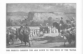 The Priests Carried the ark the Edge of