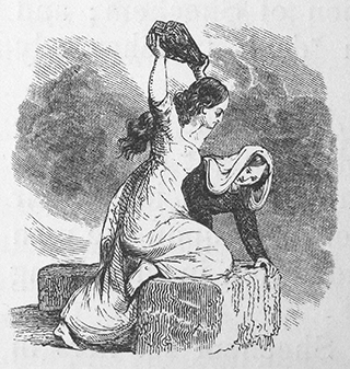The Woman Cast the Millstone