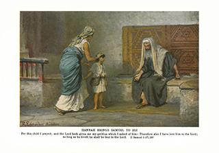 Hannah Brings Samuel to Eli