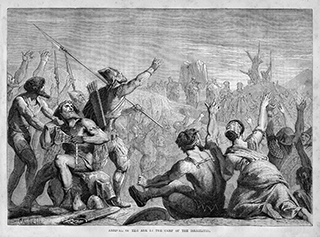 Arrival of the ark in the Camp of the