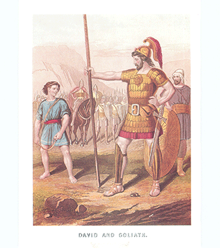 David and Goliath