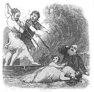 David Saved not a man Alive