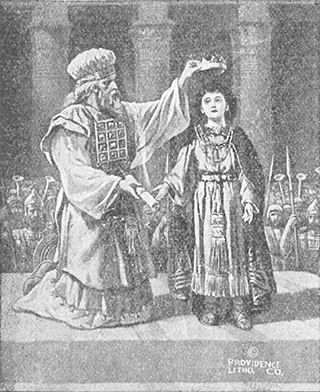 Crowning the boy Jehoash