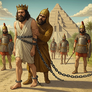 Manasseh Carried Captive into Babylon