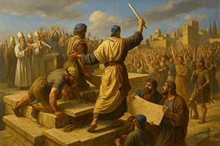 The Jewish People Rejoicing