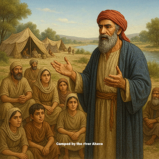 Camped by the River Ahava