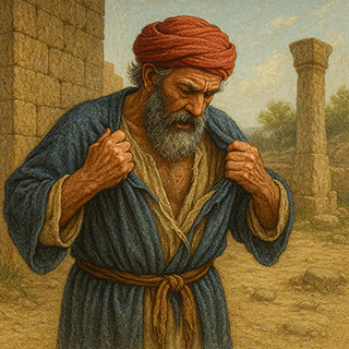 Ezra Rent his Garment