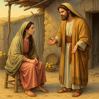 The Widow With a Debt Came to Elisha