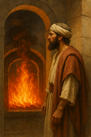 As a Fiery Oven