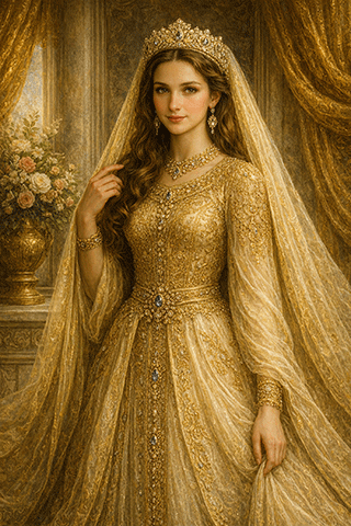 The kings daughter is all glorious