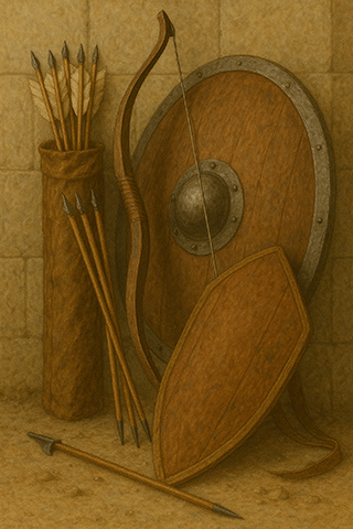 The Arrows Bow and Shield