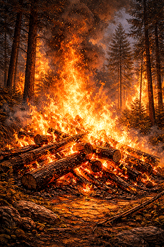 As the Fire Burneth Wood