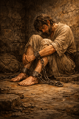 Whose Feet They Hurt with Fetters