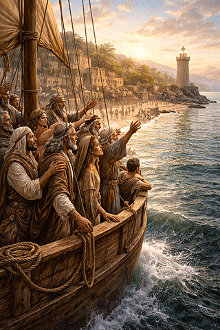 He bringeth them unto their desired haven