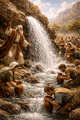The Flint into a Fountain of Waters