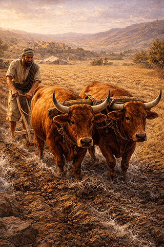 That our Oxen may be Strong to Labor