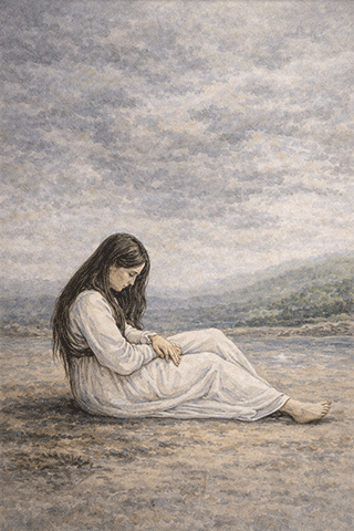 She shall sit upon the ground