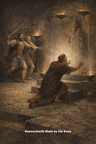 Sennacherib slain by his sons