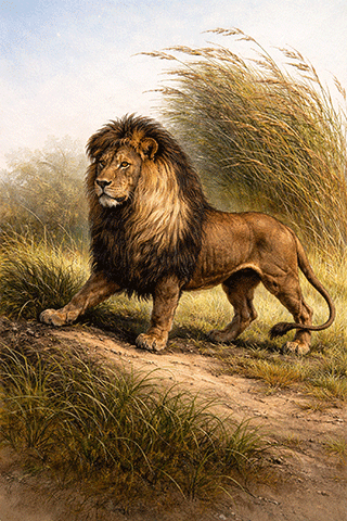 A Lion is Come up from his Thicket