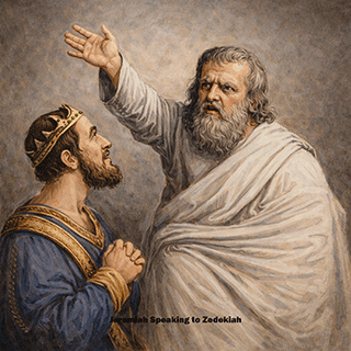 Jeremiah Speaking to Zedekiah