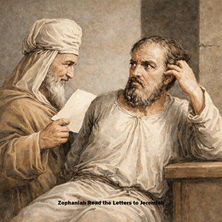 Zephaniah read the Letters to Jeremiah