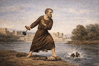 Thou shalt cast the book into Euphrates