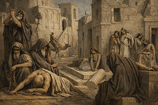 The Elders and the Vigins Lamenting Over