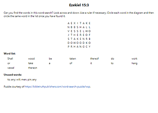 Ezekiel 16:62 Word Search Puzzle