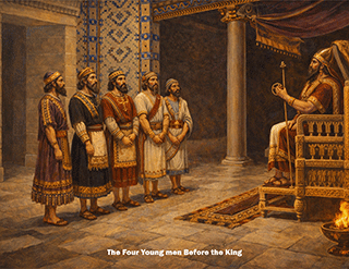 The Four Young Men before the King