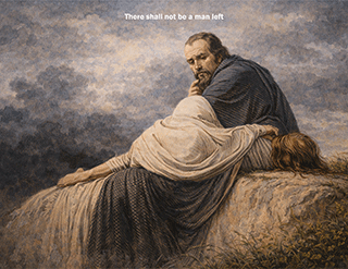 There shall not be a man left