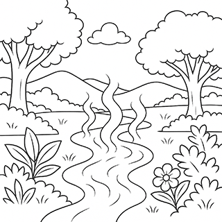 Mist watering the earth