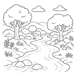 River through Eden