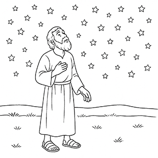 Abram Looking at the stars