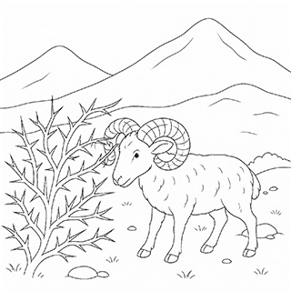 Ram caught in a ticket