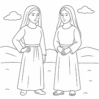 Rachel and Leah