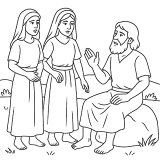 Jacob, Rachel and Leah