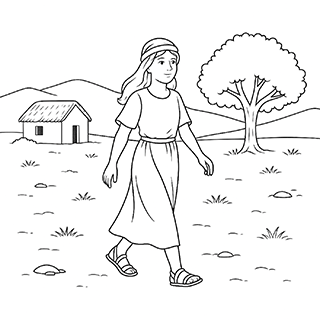 Dinah going out to see the daughters of the