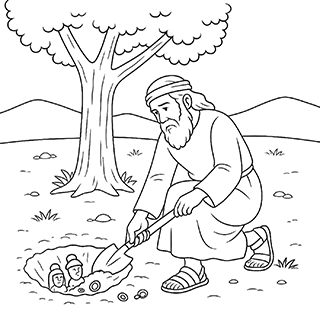 Jacob burying idols