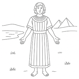 Joseph arrayed in fine garments