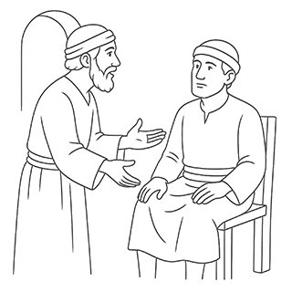 Judah speaking to Joseph