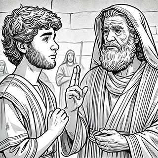 Joseph swearing to Jacob