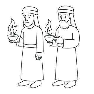 Nadab and Abihu Offering Strange Fire