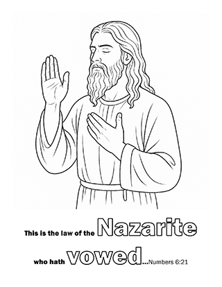 Nazarite making a vow